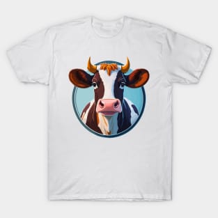 Cow Portrait T-Shirt